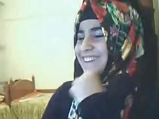 Hijab gadis menunjukkan pantat/ punggung pada webcam arab seks tiub