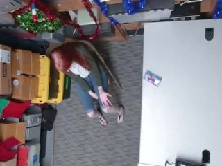 Cute Redhead Fucked For Stealing TV - MyShopSex