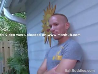 Str8 resort maintenance guy has gay sex.