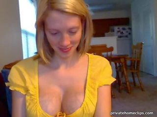 Teen pregnant blonde