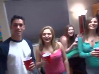 Hot college party with very drunk students