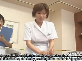 Subtitled cfnm jepang digawe nggo tangan spa group demonstration