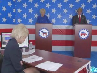 Donald trumf och hillary clinton knull bernie slipmaskiner och megan kelly i presi <span class=duration>- 25 min</span>