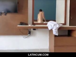 LatinCum&period;com - Latin Hotel Worker Boy Fucked By Hunk Latino Octavio