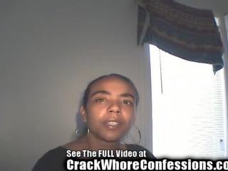 Mixed Crack Whore Sucks White Cock!