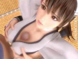 Busty 3D hentai maid squirt milk