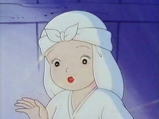 Telanjang animasi biarawati memiliki seks untuk itu pertama waktu
