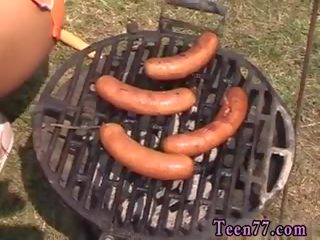Anal Boinked At Bbq Party