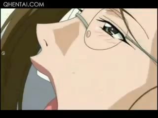 Nasty Hentai Teacher In Glasses Having Hardcore Anal Sex