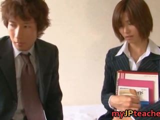 Akari Asahina Horny Japanese School Teacher Hunts