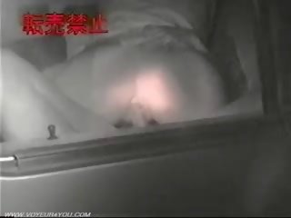 Car Sex Shoot By Infrared Camera Voyeur