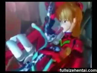 3d robot warrior girl gets captured