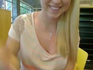 Tasha from www.mysluttycams.com dhewe in library yesterday