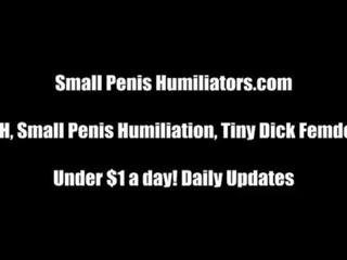 How do you have sex with such a tiny penis? SPH
