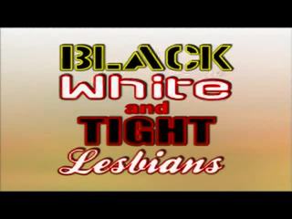 Sötét fehér és szűk leszbikusok