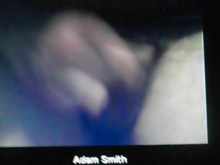 Man Masturbating While On Skype