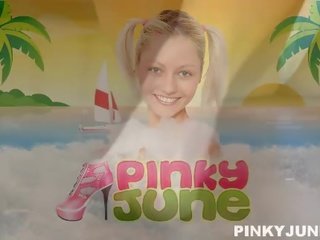 18yo kuumaks pinky juuni jerksid ümber laughable playthings