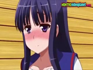 Gorgeous busty in hentai clip