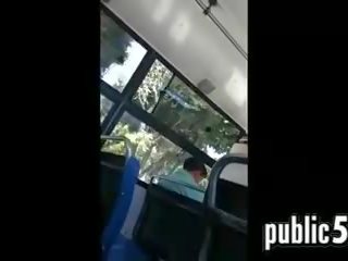 Guy Flashing His Cock On The Bus