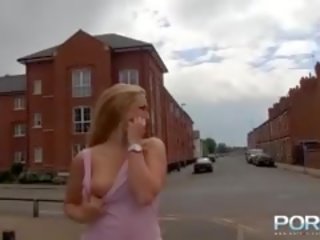 Nasty Huge Ass Blonde Paige Pissing By The Road