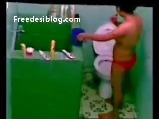 Indian Tamil maid in shower hidden cam