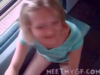 Blonde Public POV Blowjob Video