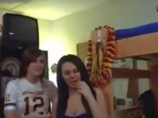 Young College Students Enjoying Sex