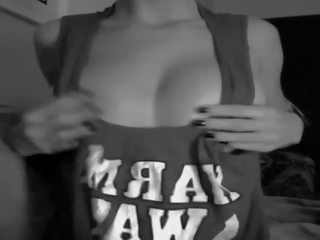Playiing With Tits On Webcam