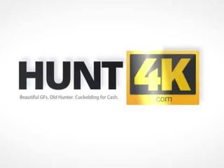 HUNT4K&period; Voluptuous hottie is sick of poor boyfriend and wants cash