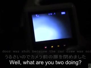Japanese couple foreplay in haunted love hotel Subtitles