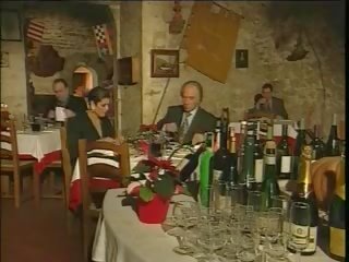 Elegant Italian Mature Cheating Husband On Restaurant