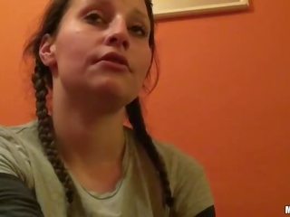 Eurobabe Petty Cat anal fucked for cash