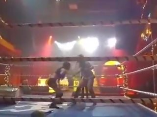 Jewells मेलोन बनाम ब्रिटनी ब्लेक -hardcore match- jcw dec 18, 2015