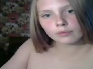Schattig russisch tiener trans meisje kimberly camshow