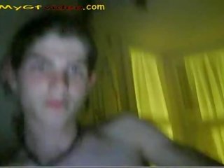 Nice Young Emo Couple Play On Webcam